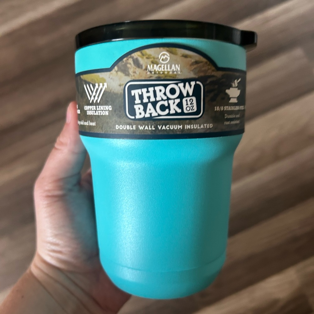 Magellan Outdoors 12oz Turquoise Insulated Tumbler